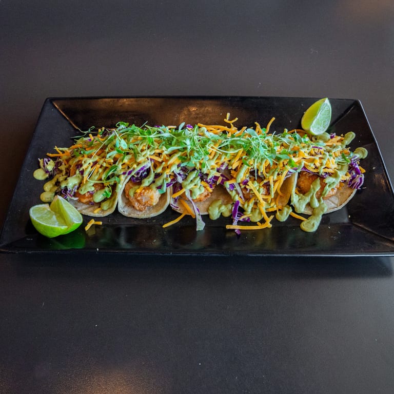 Delicious Shrimp Tacos Await