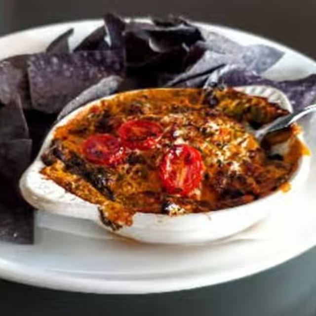 Green Chile Spinach Dip.